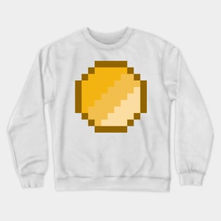 Gold Coin Coin Pixel Art Crewneck Sweatshirt